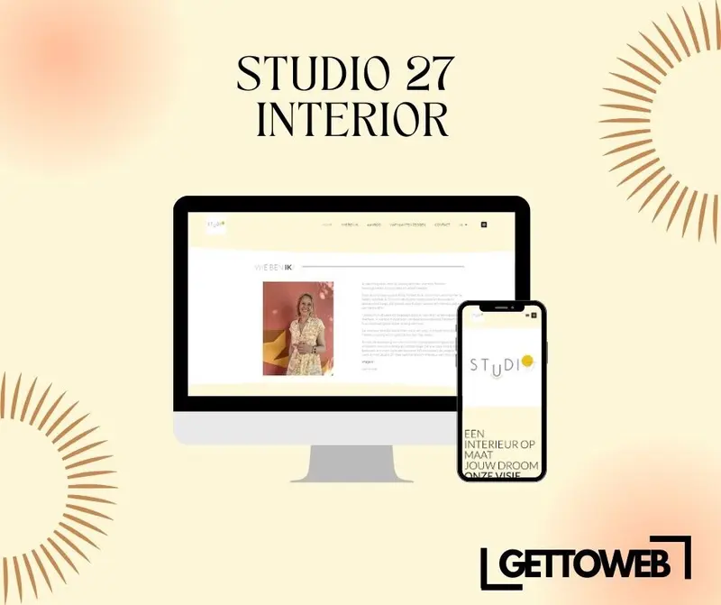 Realisatie project: Website Studio 27 Interior