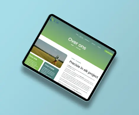 Gebruiksvriendelijke navigatie Planex website